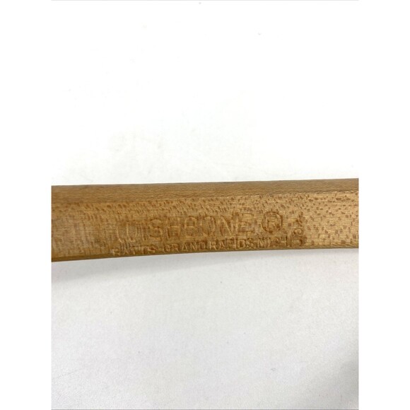 3 Ct VTG WISHBONE Wishbone-Shaped Wood Coat Suit Hangers Locking Pants Bar - Picture 9 of 13